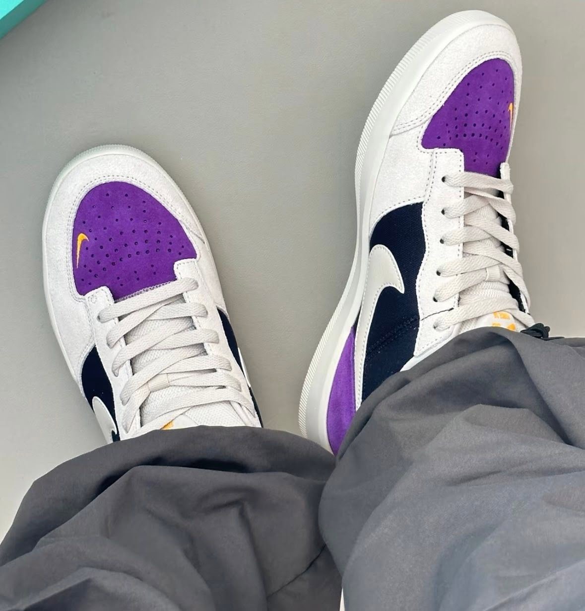 NIKE SB FORCE 58 杏紫 麂皮拼接 輕量 休閒 滑板鞋DV5477-403