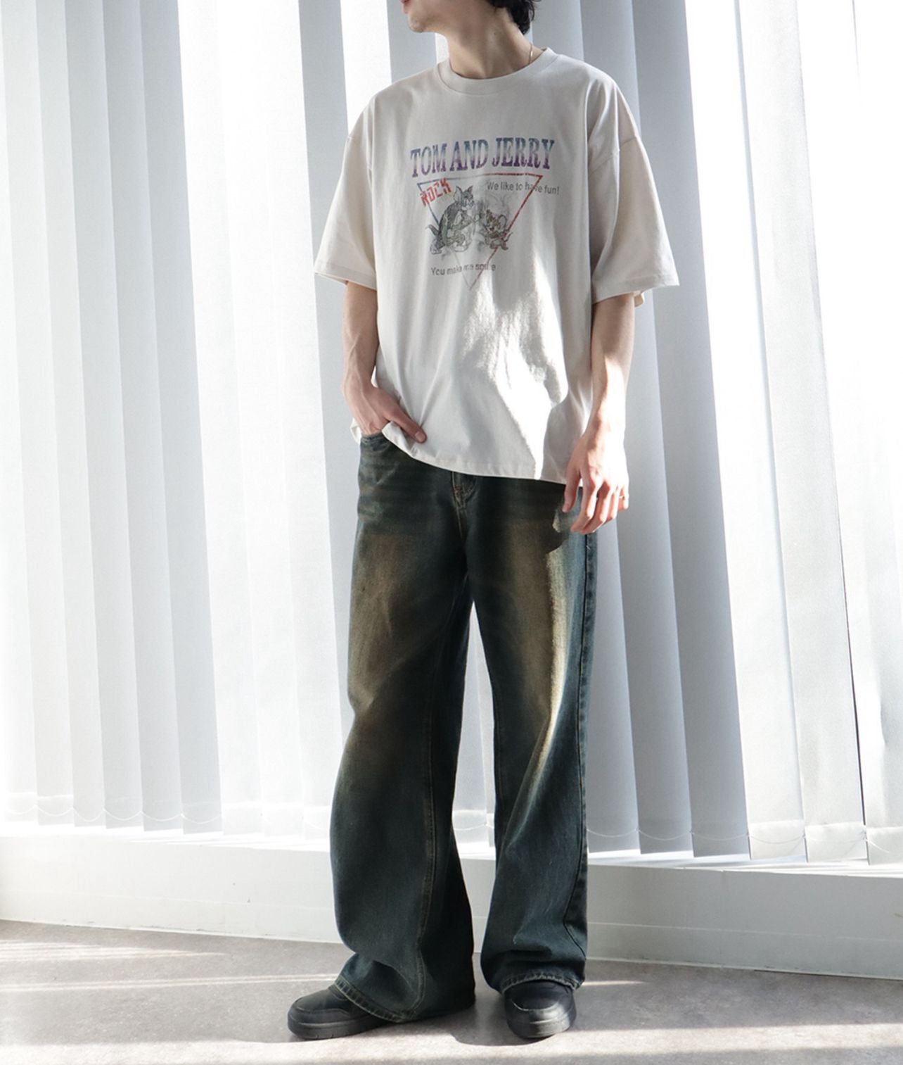 【預購】JN0829901 TOM&JERRY 印花短袖上衣