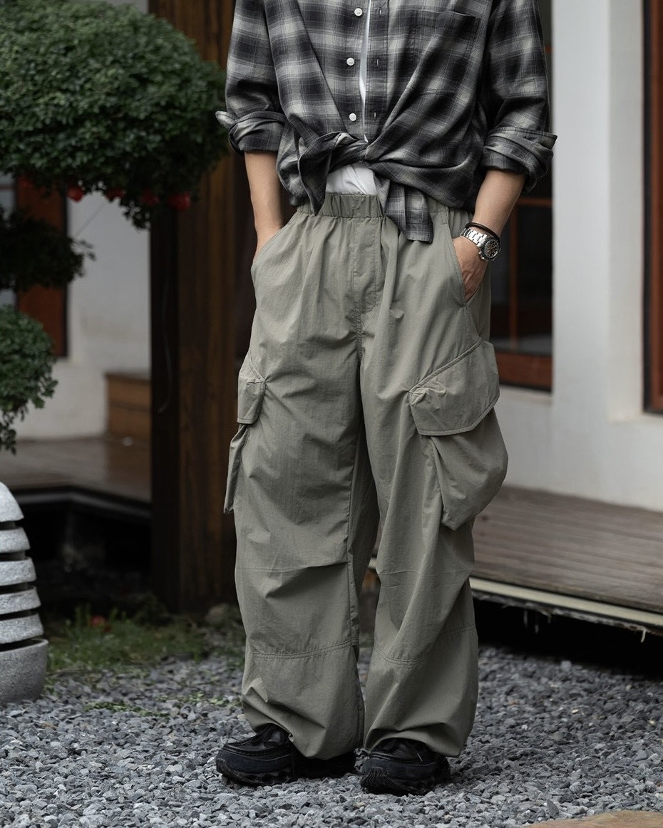 #預購 MASSULTI 25AW Cordura 暗格肌理 耐磨 抗撕裂 彎刀褲 工裝褲