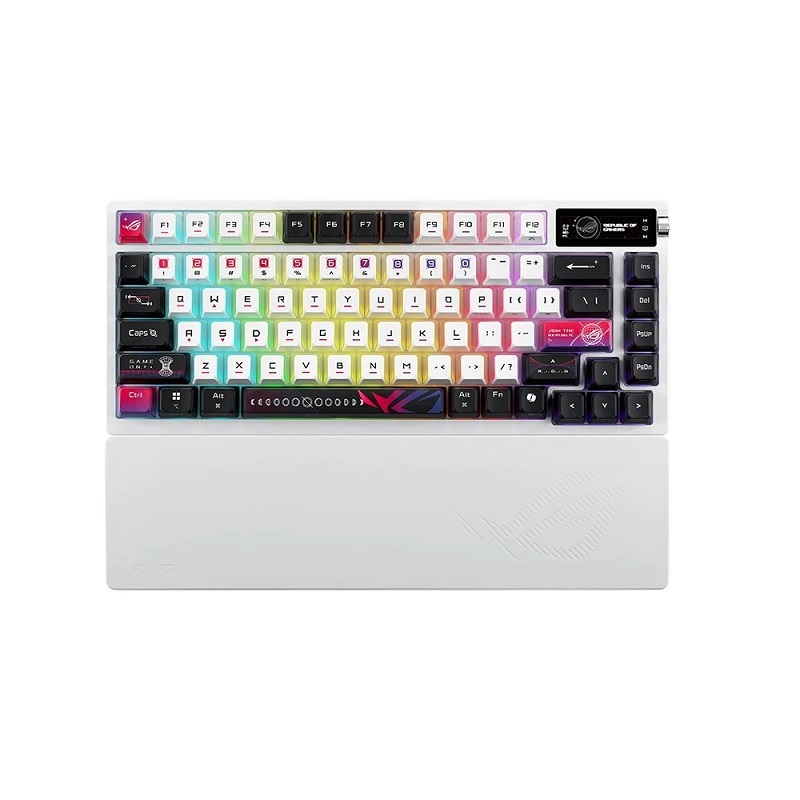 【送桌墊】米特3C數位–ASUS 華碩 ROG Azoth X 75% 無線電競鍵盤 雪軸/風暴軸