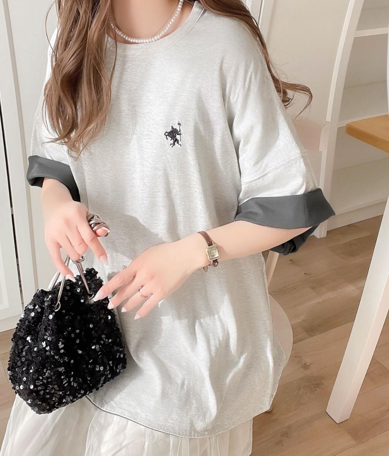 【預購】JN0829906 classicalelf 寬鬆短袖上衣