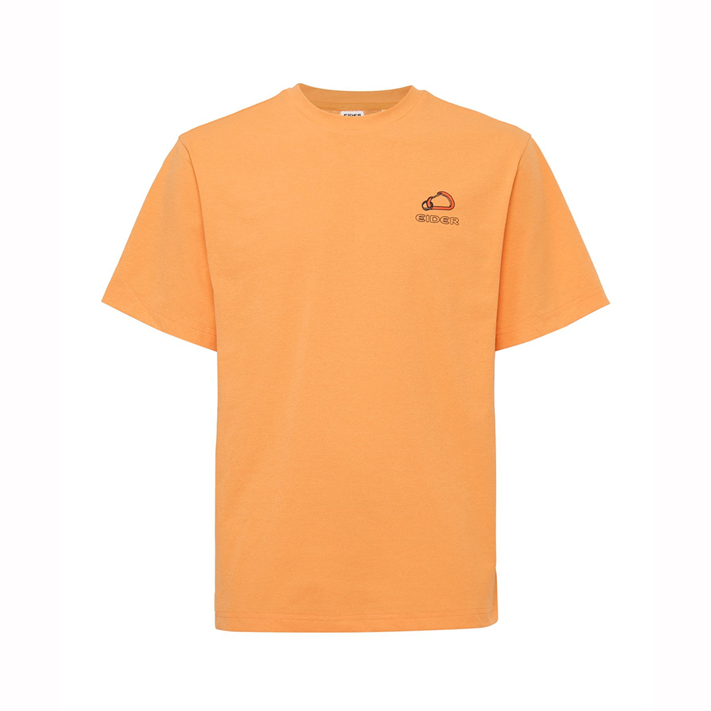 【EIDER】中性TROPEZ涼感印花短袖上衣/25EDUM25267-[芒果黃、奶油白]