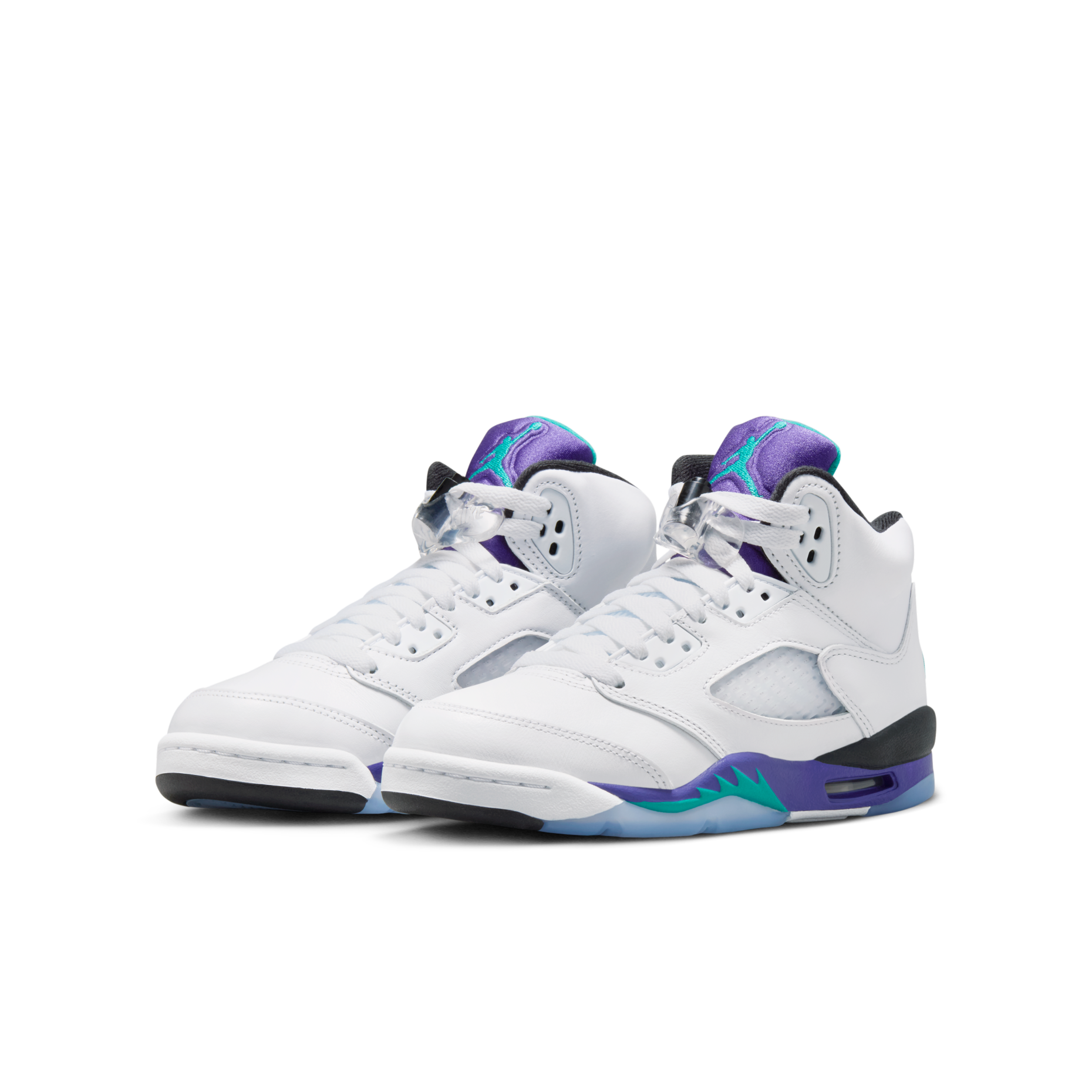 大童鞋 女鞋 NIKE AIR JORDAN 5 RETRO OG GS 白葡萄 喬丹 皮革 籃球鞋【HQ7980-100】