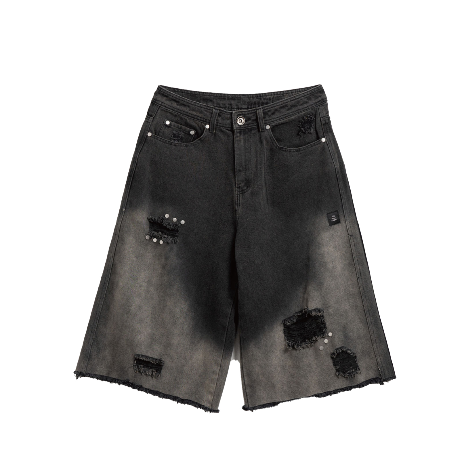 【車庫服飾】KILLASYSTEM DAMAGE WASHED DENIM SHORTS