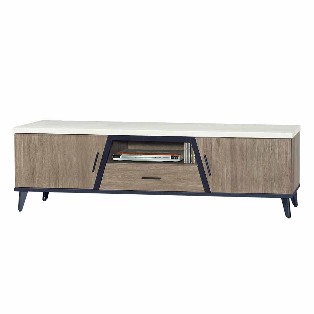 艾克森6尺二門一抽仿石面電視櫃/長櫃