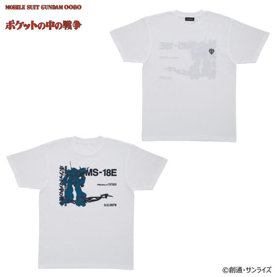 243672 Pbandai 預訂 2026/2月 機動戦士ガンダム0080 ポケットの中の戦争 ケンプファー フルカラーTシャツ ホワイト