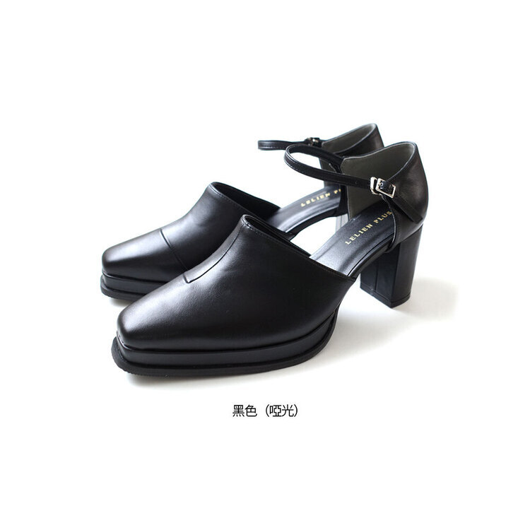 完美比例 踝帶厚底防水台高跟鞋【SY037】