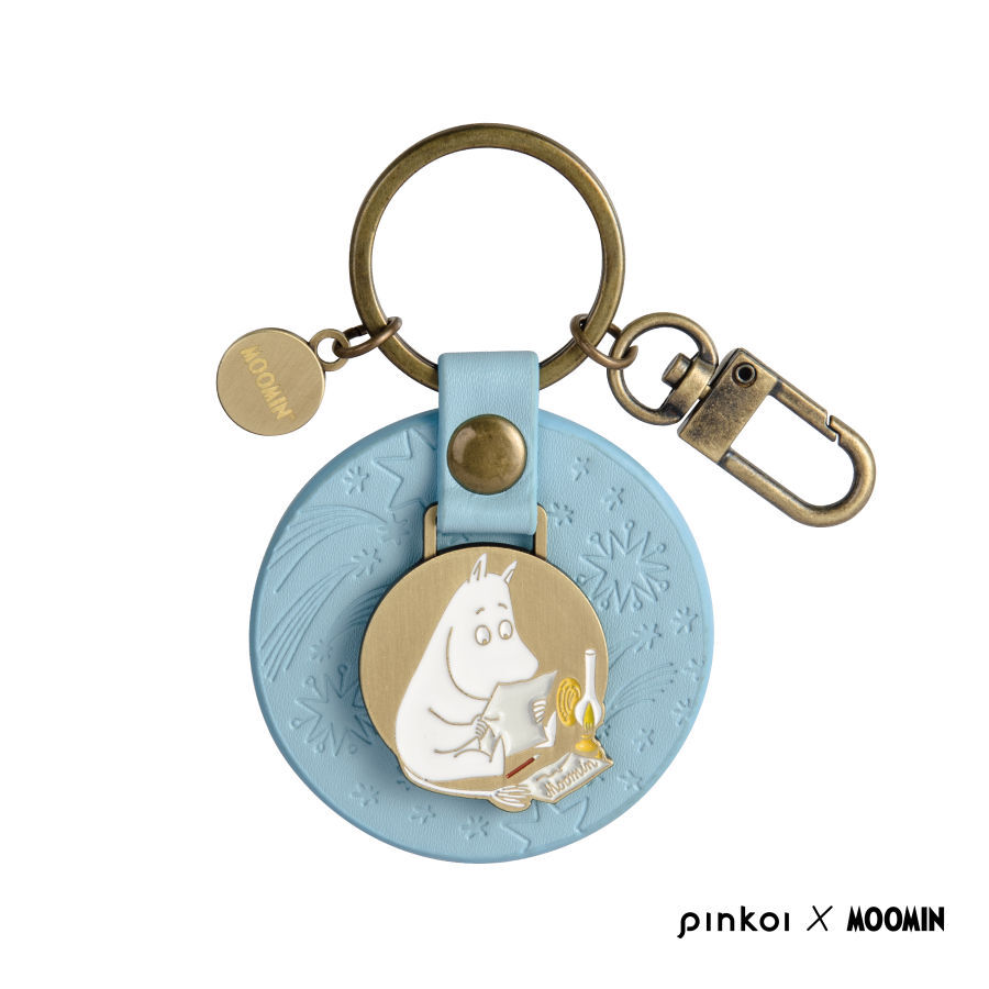 【Pinkoi × Moomin】レザーキーリング / ムーミントロール