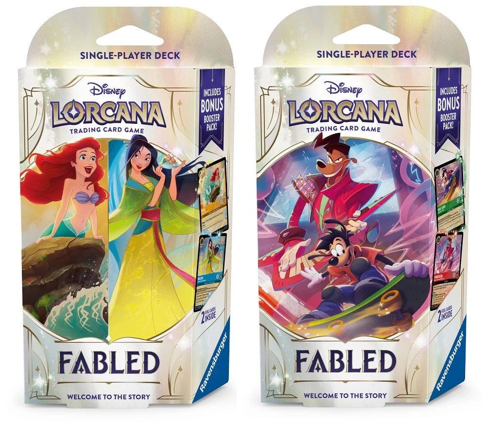 迪士尼 LORCANA 集換式卡片遊戲 : Set 9 - Fabled - Starter Deck -Ariel & Mulan