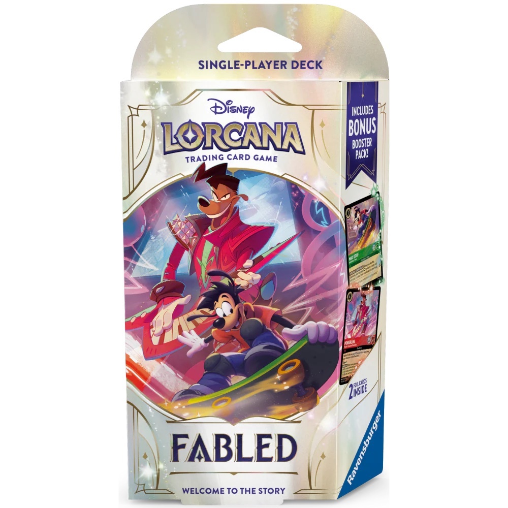 迪士尼 LORCANA 集換式卡片遊戲 : Set 9 - Fabled - Starter Deck - Max Goof & Powerline