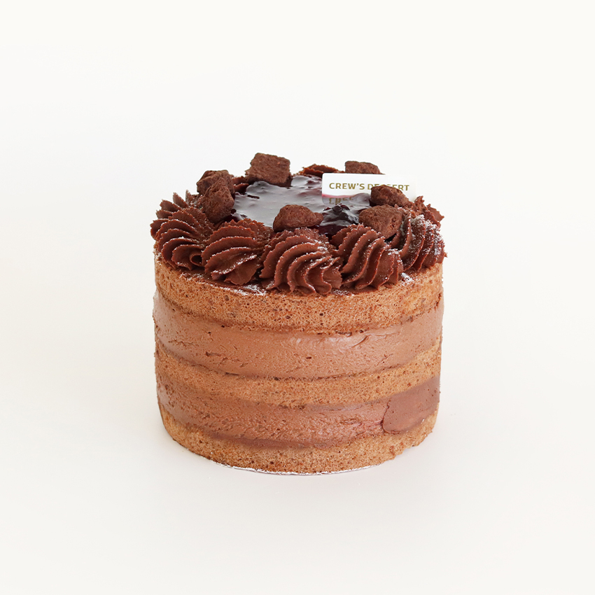 莓果可可圓戚風蛋糕