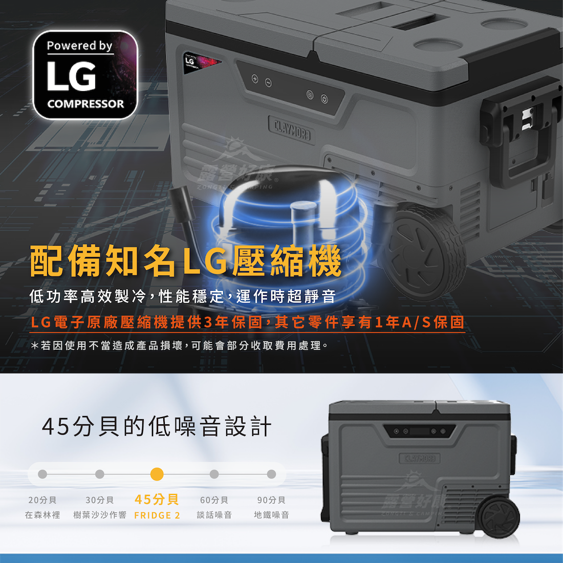 【CLAYMORE】 車載行動冰箱 35L/55L