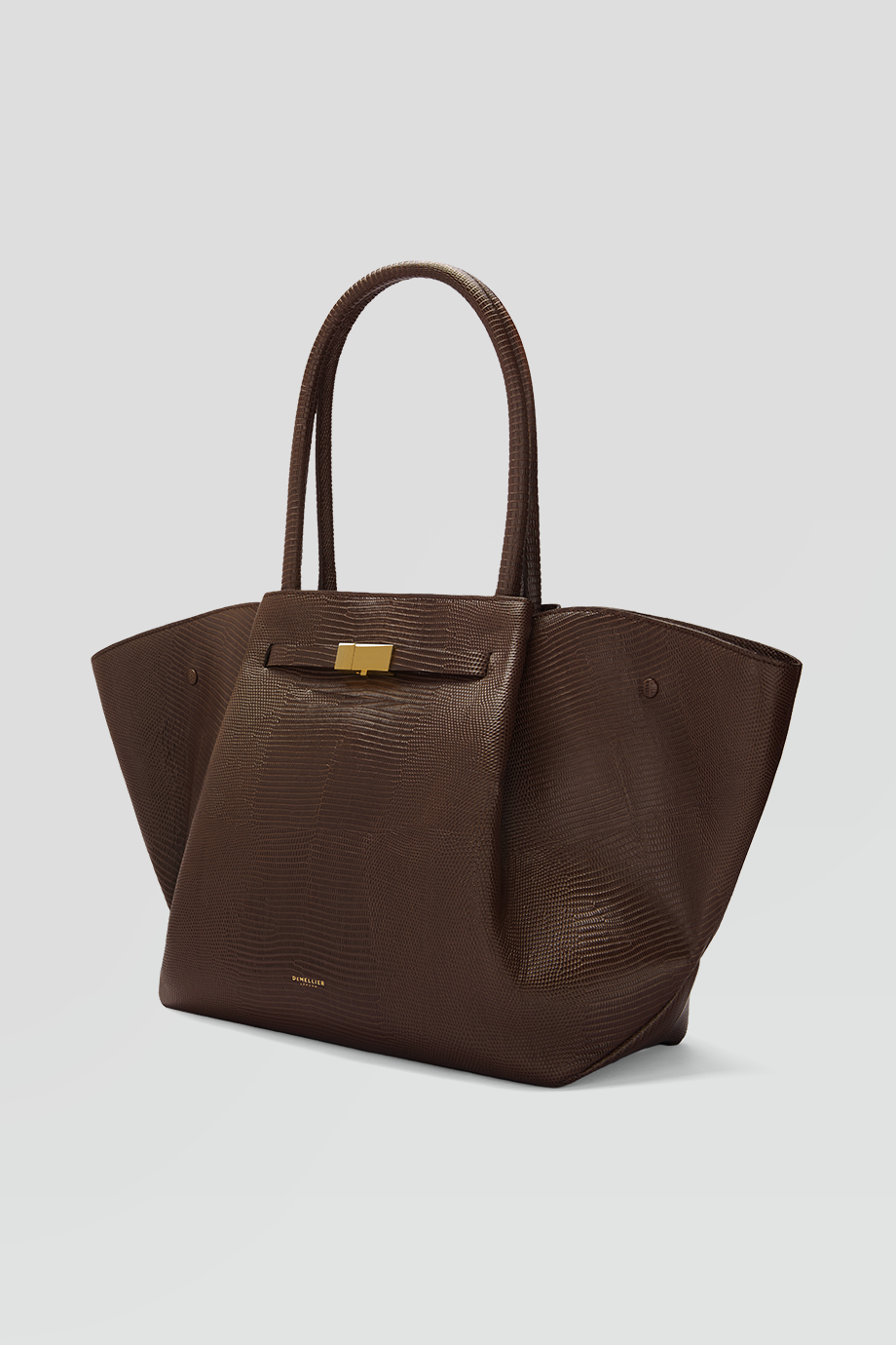 DeMellier｜NEW YORK 真皮壓紋金釦肩背包