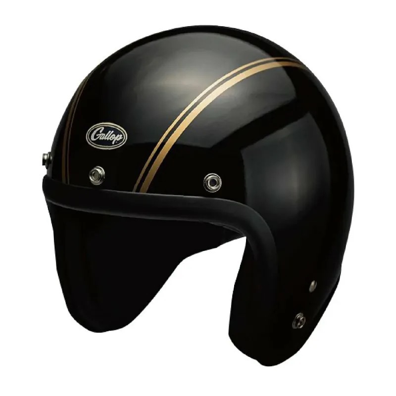 GALLOP BIJIN SERIES HELMET 美人系【黑色】 3/4罩式