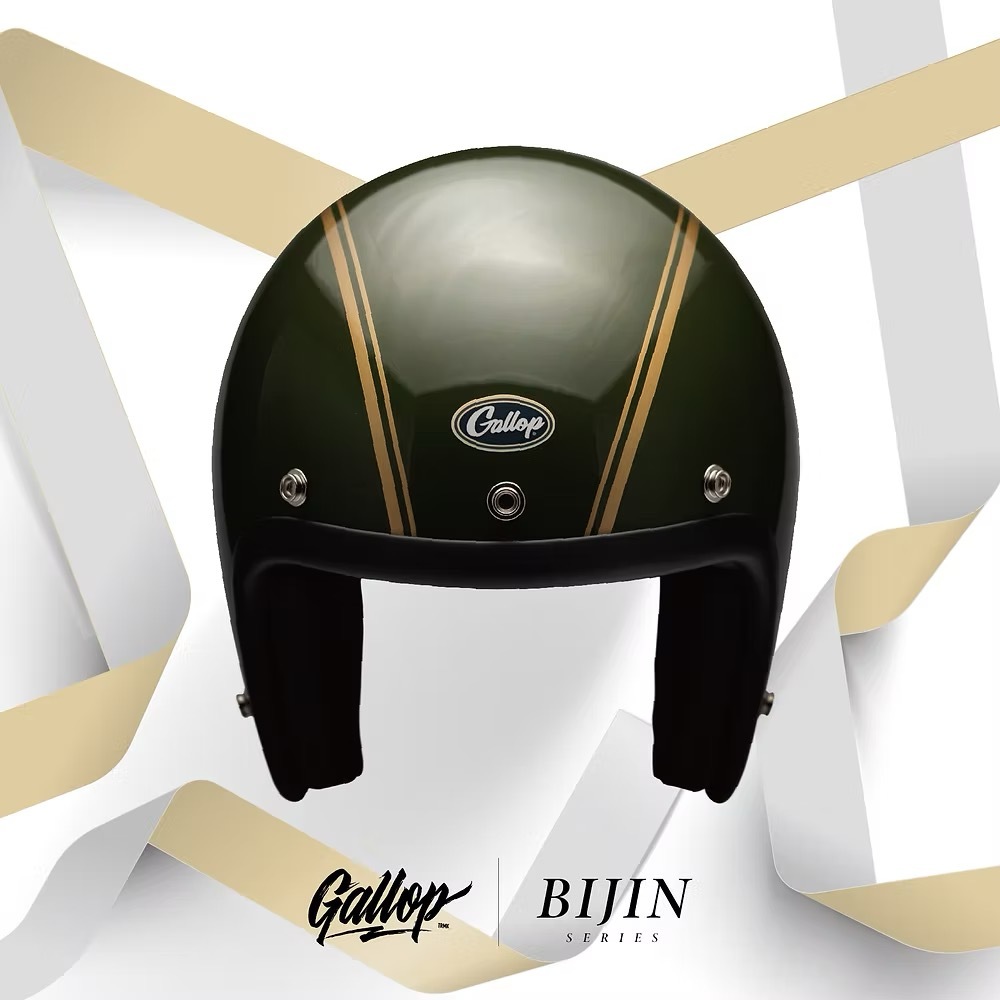 GALLOP BIJIN SERIES HELMET 美人系【墨田綠】 3/4罩式