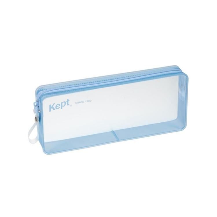 Raymay Kept長方形清晰筆盒/ 藍