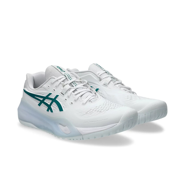 Asics Gel-resolution X 1041A481-102 男 網球鞋 溫網 穩定 靈活 抗扭 白 綠
