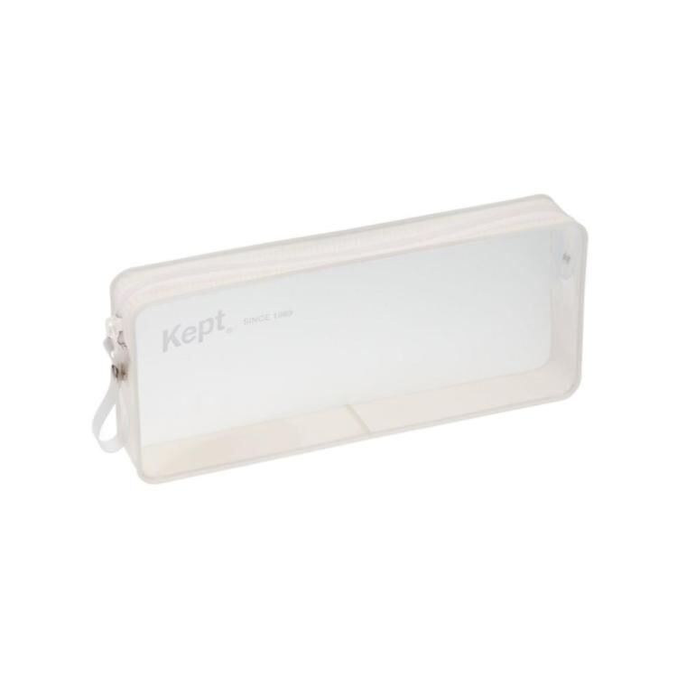 Raymay Kept長方形清晰筆盒/ 白