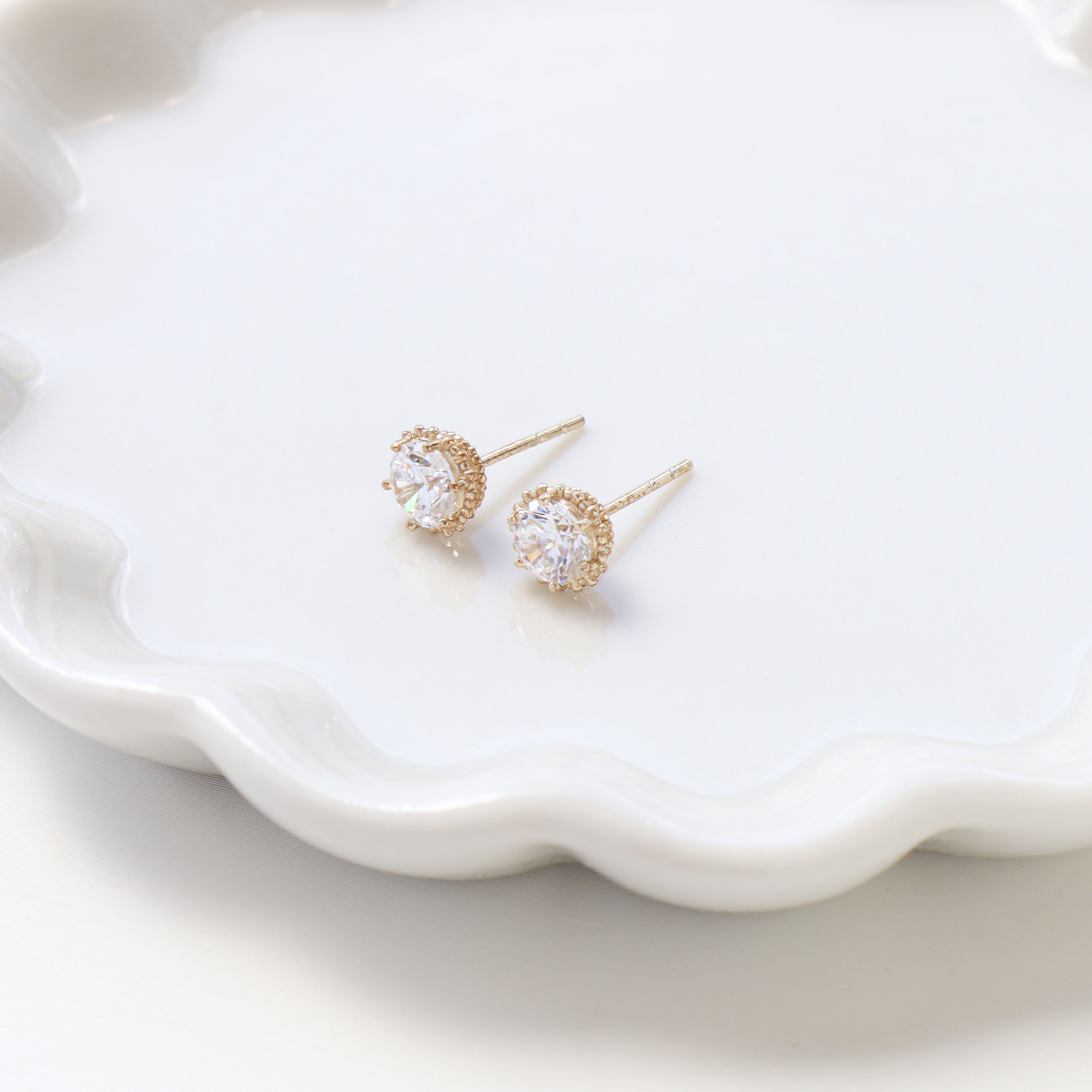 10K/陽光皇后耳環