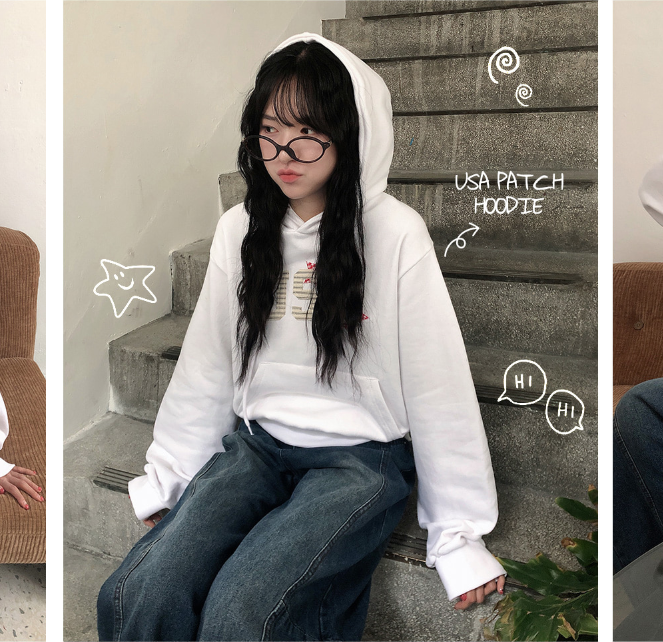 早秋預訂｜USA PATCH HOODIE