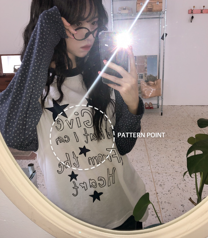 早秋預訂｜星星長袖T 恤