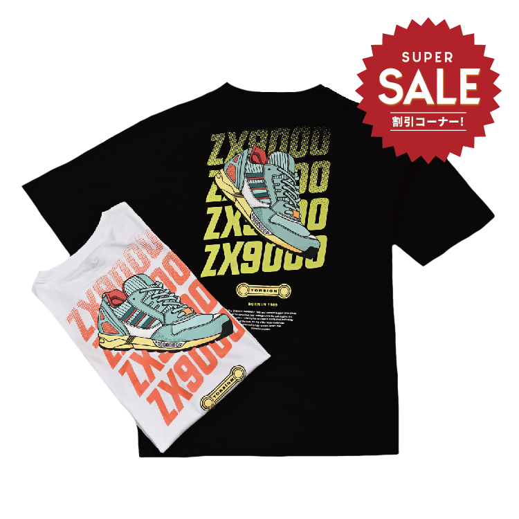 【 adiFANS 原創設計 ZX9000 街頭感短TEE 】