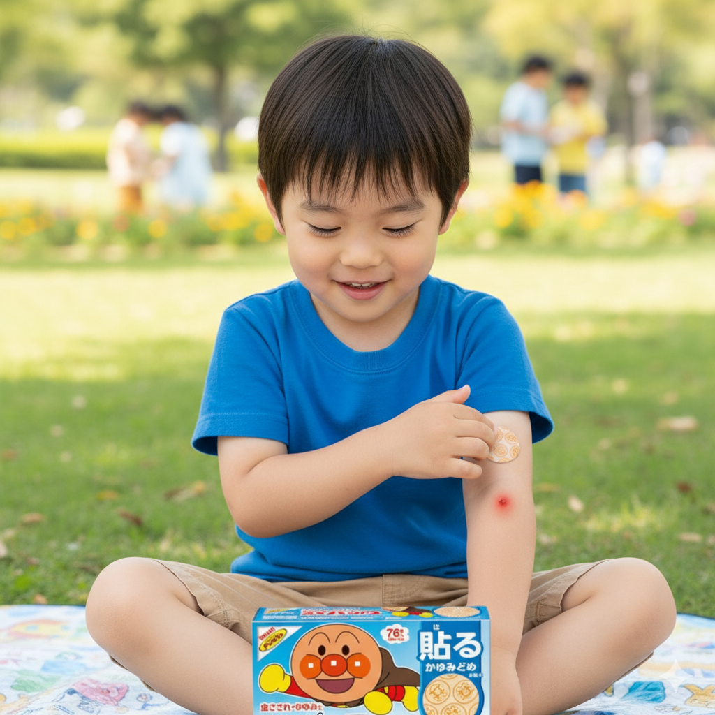 MUHI｜池田模範堂 麵包超人止癢貼 76枚入