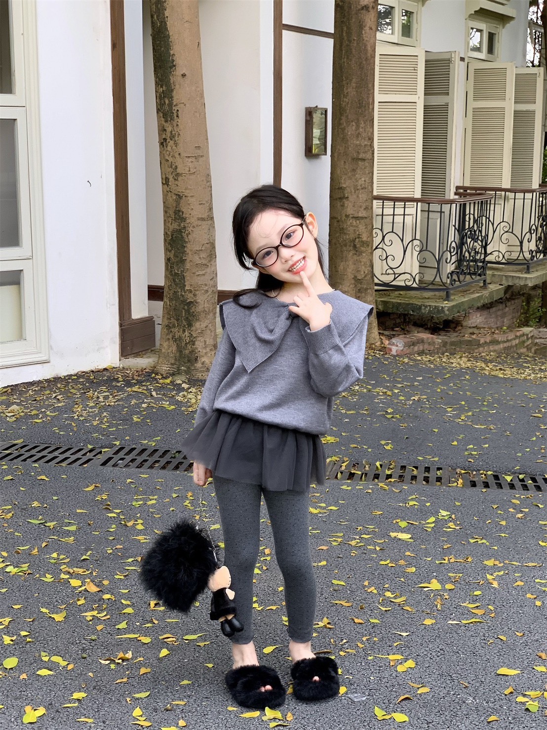 兩件式紗裙褲