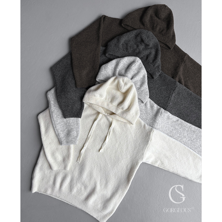 G3056 現貨「鬆軟軟連帽毛衣」