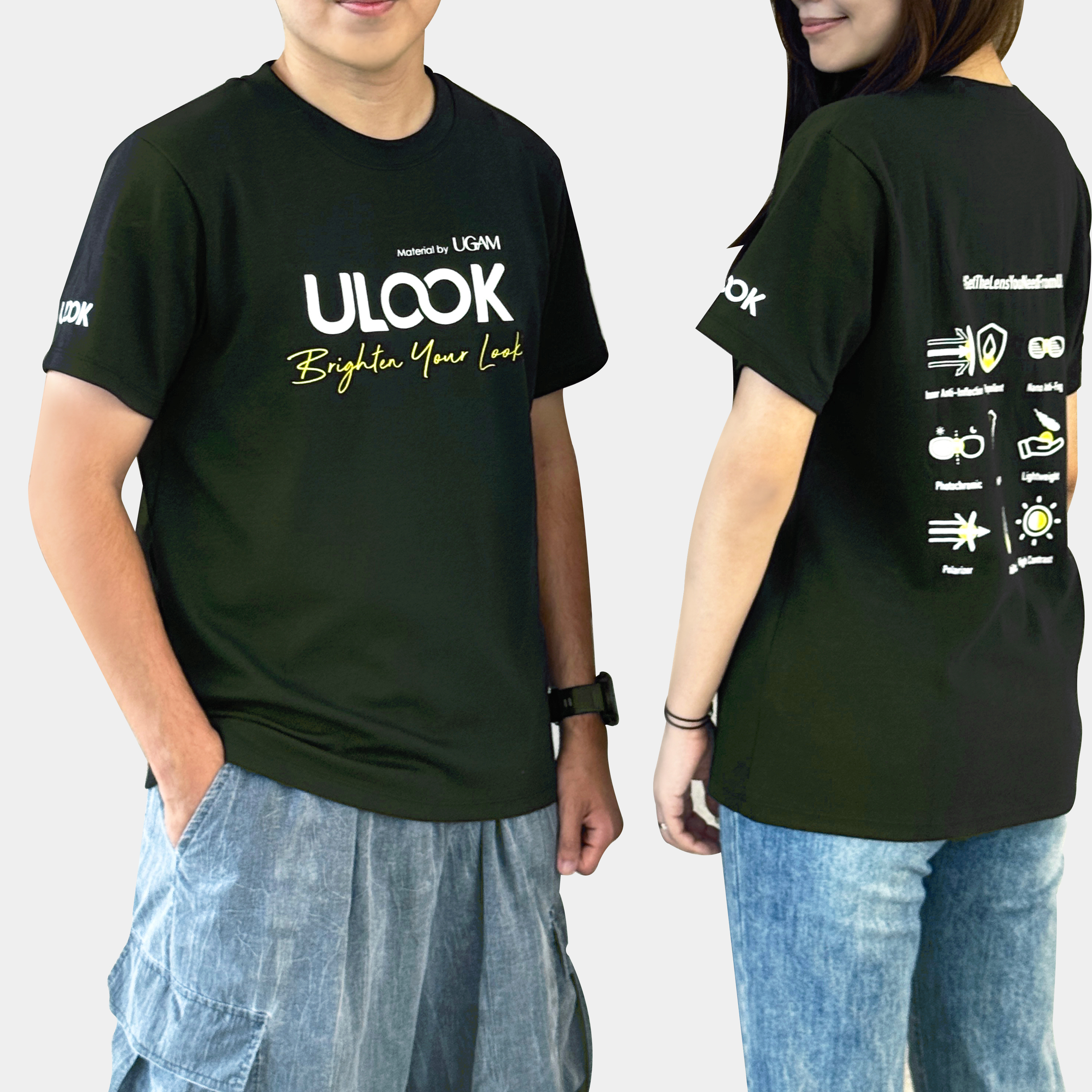 品牌空氣機能短T｜森林綠