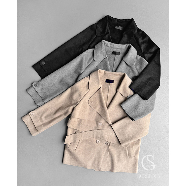 G7779 現貨「自訂款混羊毛大衣」