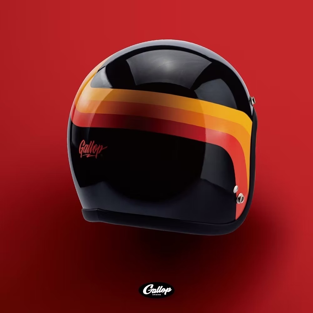 Gallop 夢想之途【黑色】 3/4罩式