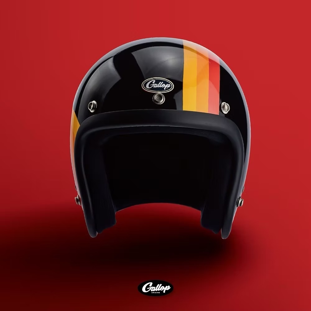 Gallop 夢想之途【黑色】 3/4罩式