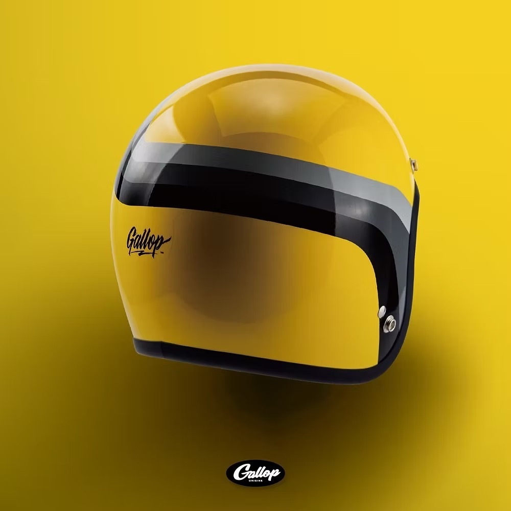 Gallop 夢想之途【黃色】 3/4罩式