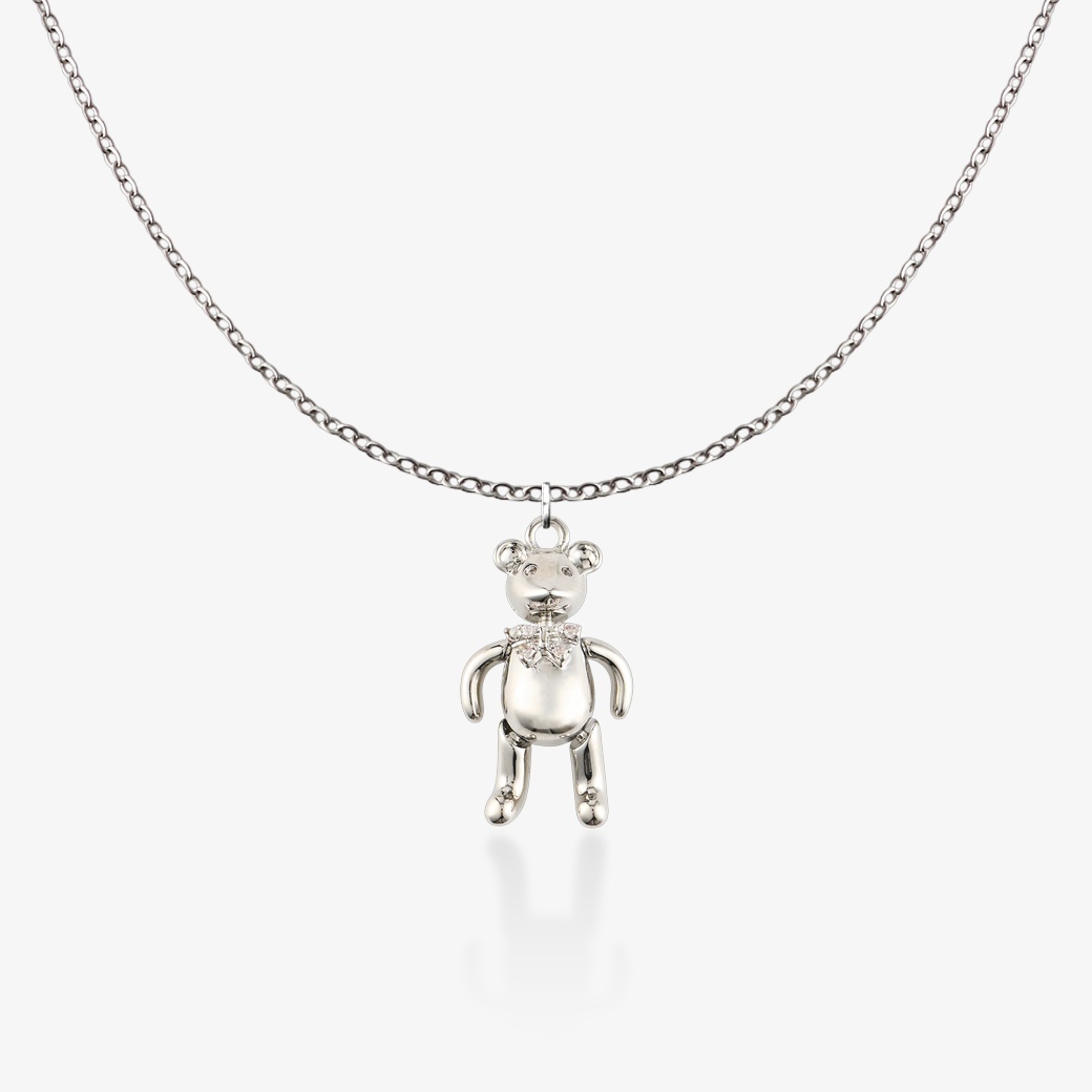 活動式小熊．吊飾項鍊