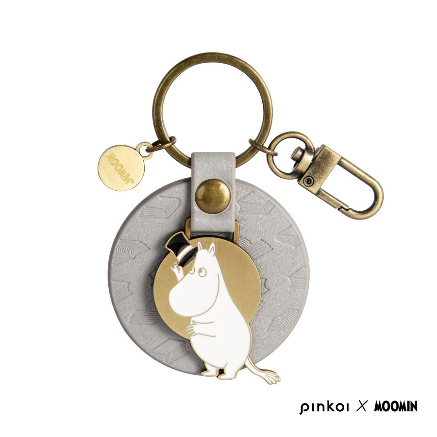 【Pinkoi × Moomin】レザーキーリング / ムーミンパパ