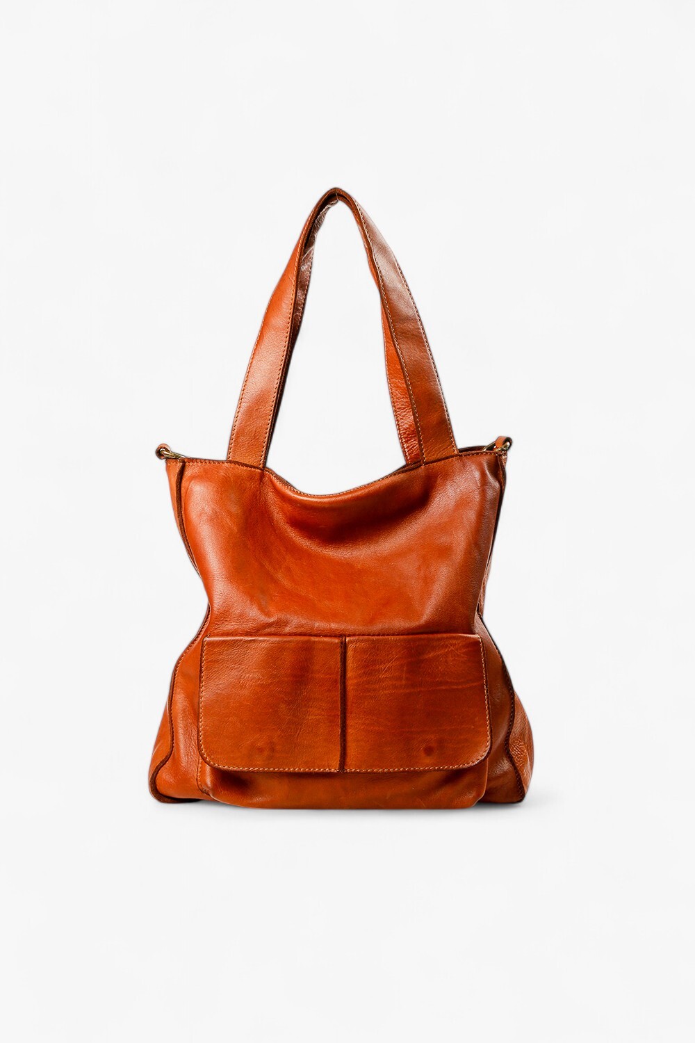 Market 口袋托特包 棕色