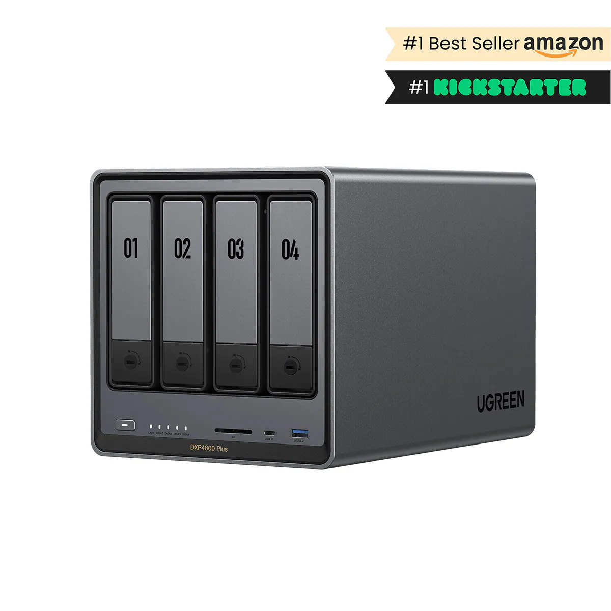 綠聯 UGreen DXP4800Plus NAS 網絡儲存伺服器 原裝行貨