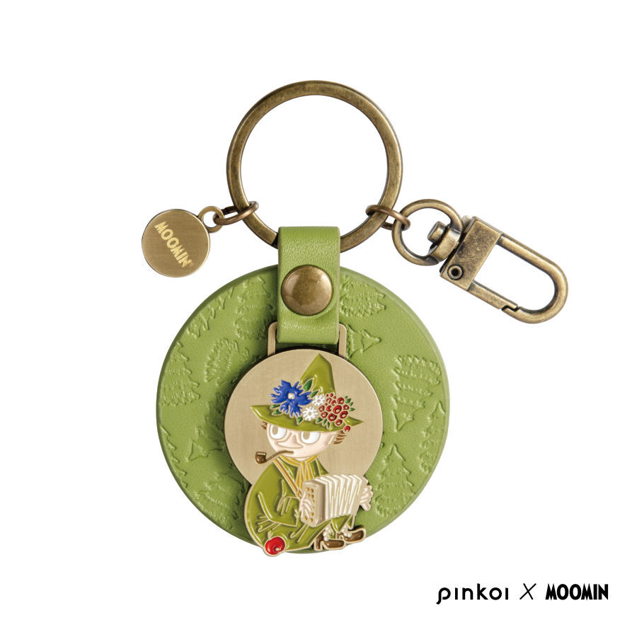 【Pinkoi × Moomin】レザーキーリング / スティンキー