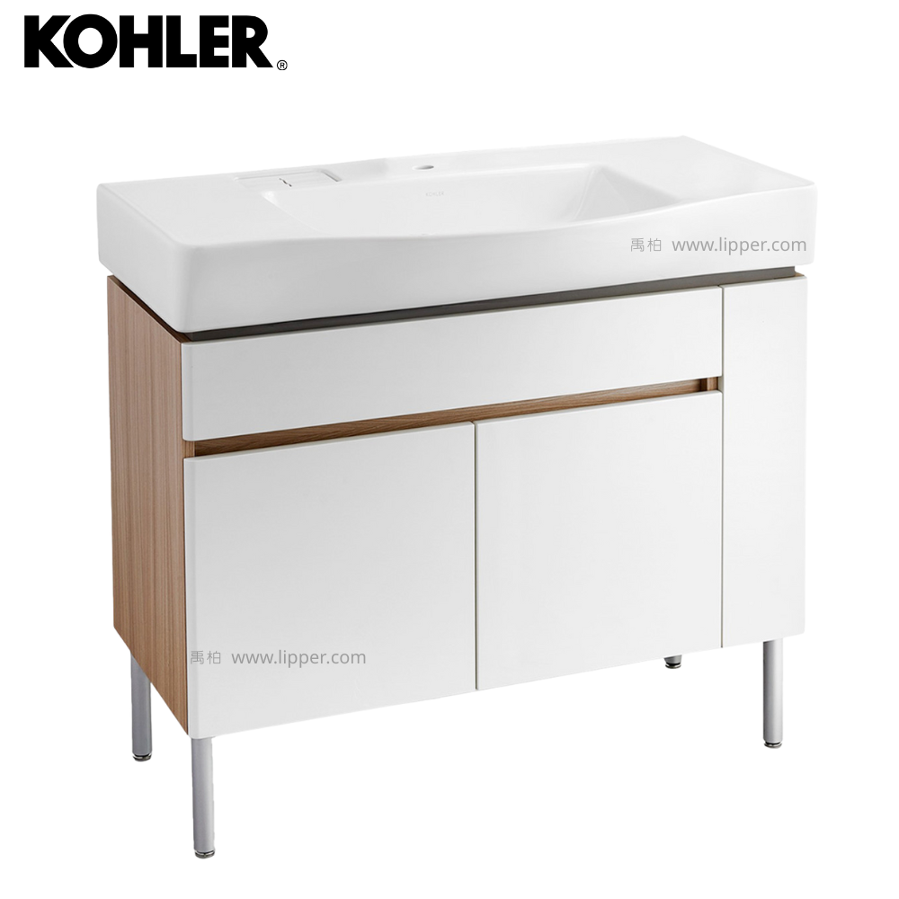 ★ 經銷精選優惠 ★ KOHLER Family Care 浴櫃盆組(100cm) K-22780T-1-0_K-31503T-LR-PD1