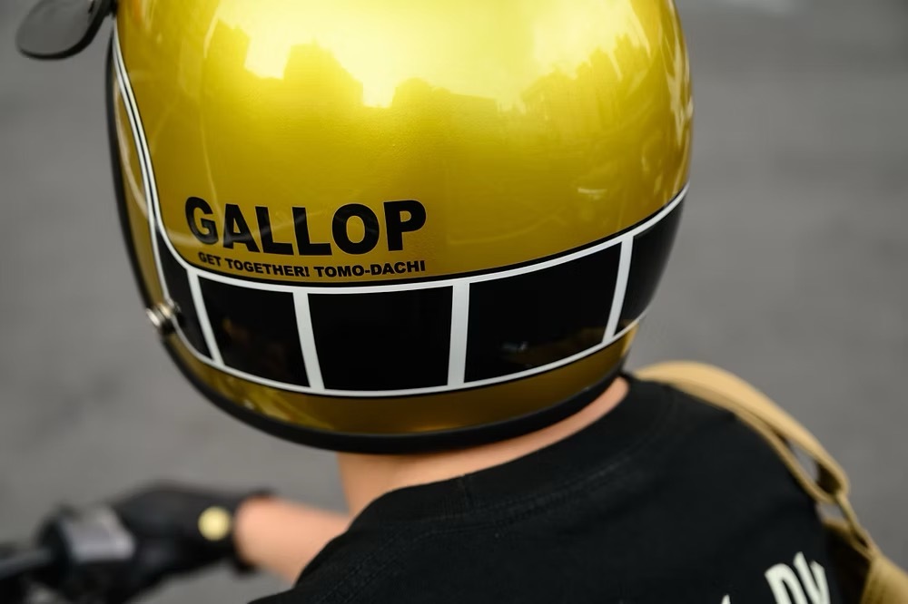 GALLOP MACH/馬赫【金色】 3/4罩式