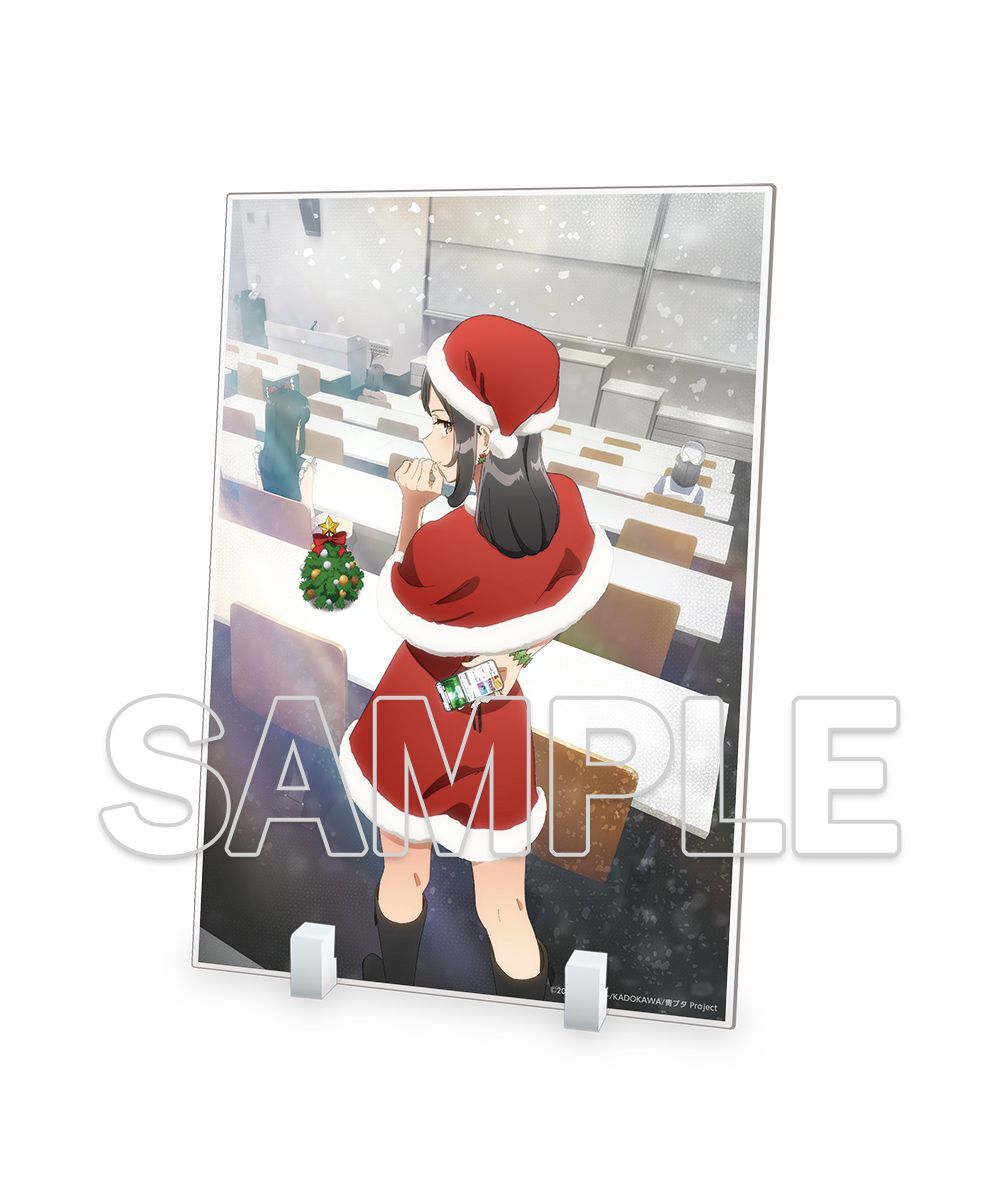 預購-動畫『青春豬頭少年不會夢到聖誕服女郎』預告視覺 壓克力板【日本進口精品】