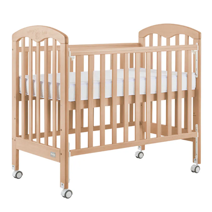 Baby Star Cozzi 嬰兒木床(包括4”床褥) – 原木色 / 歐洲櫸木