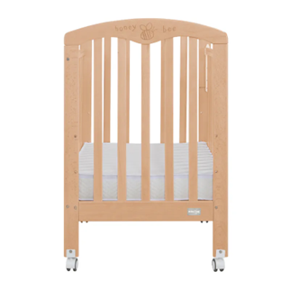 Baby Star Cozzi 嬰兒木床(包括4”床褥) – 原木色 / 歐洲櫸木