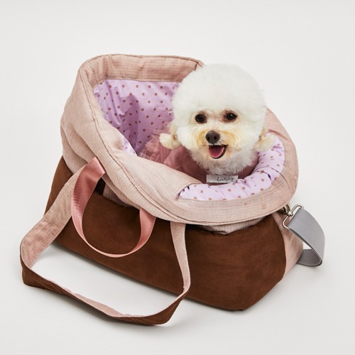 Louisdog 磚紅類麂皮5提袋