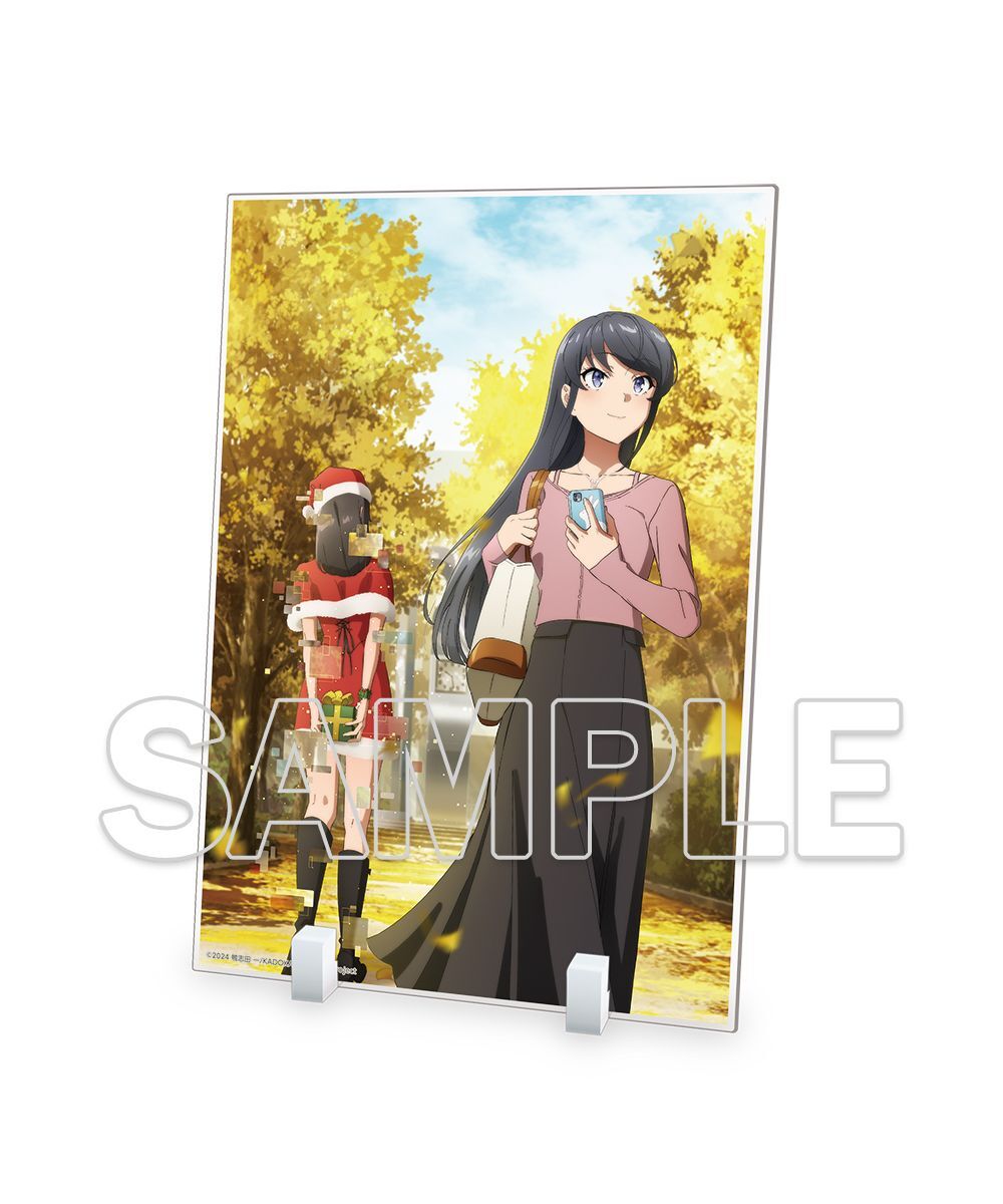 預購-動畫『青春豬頭少年不會夢到聖誕服女郎』主視覺 壓克力板【日本進口精品】