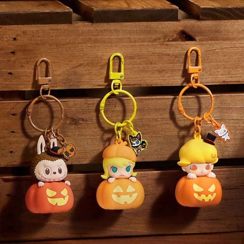 POPMART 泡泡瑪特 萬聖節發光鑰匙圈吊飾