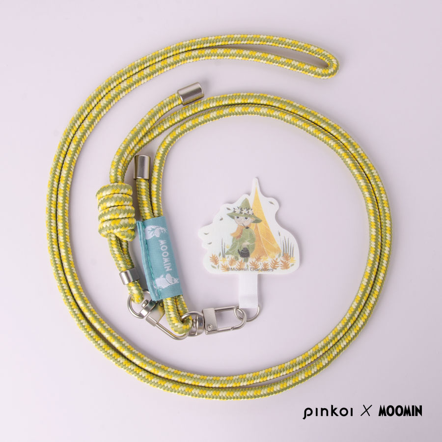 【Pinkoi × Moomin】スマホショルダークリップセット｜哲学的な旅人 スナフキン