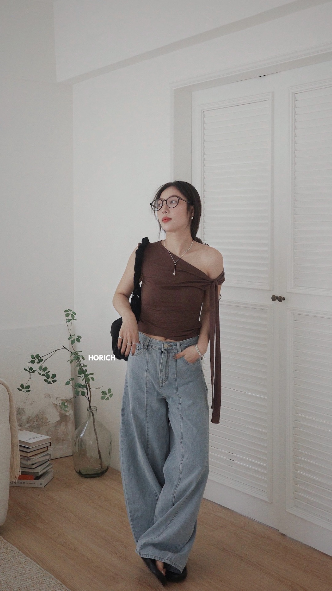 𝗔𝘂𝗴.𝟭𝟯/10888-鬆弛感加寬彎刀褲S-XL -淺藍