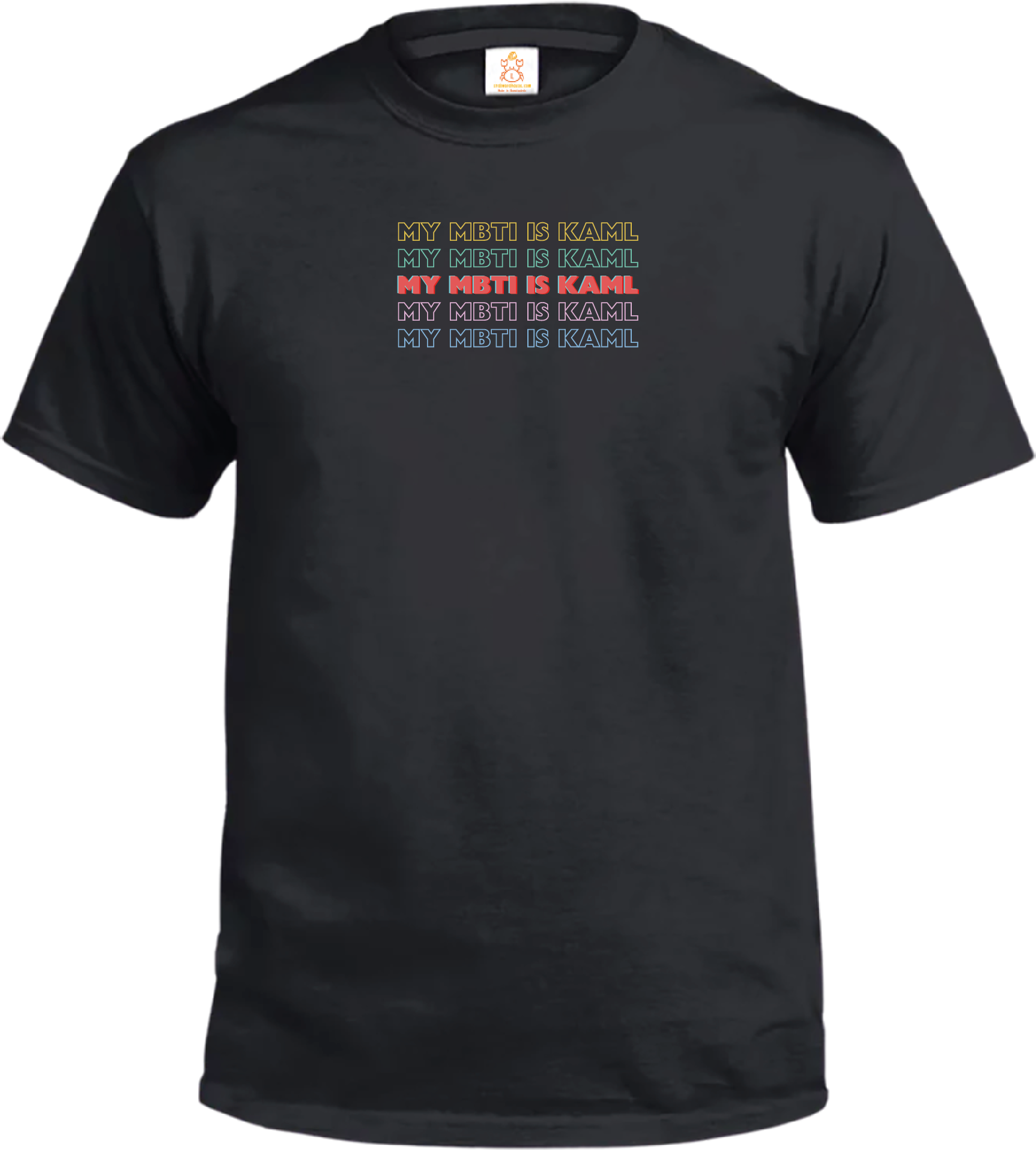 Crab| MY MBTI IS KAML| T-shirt| 本土衣服品牌| 香港衣服印刷| 多色